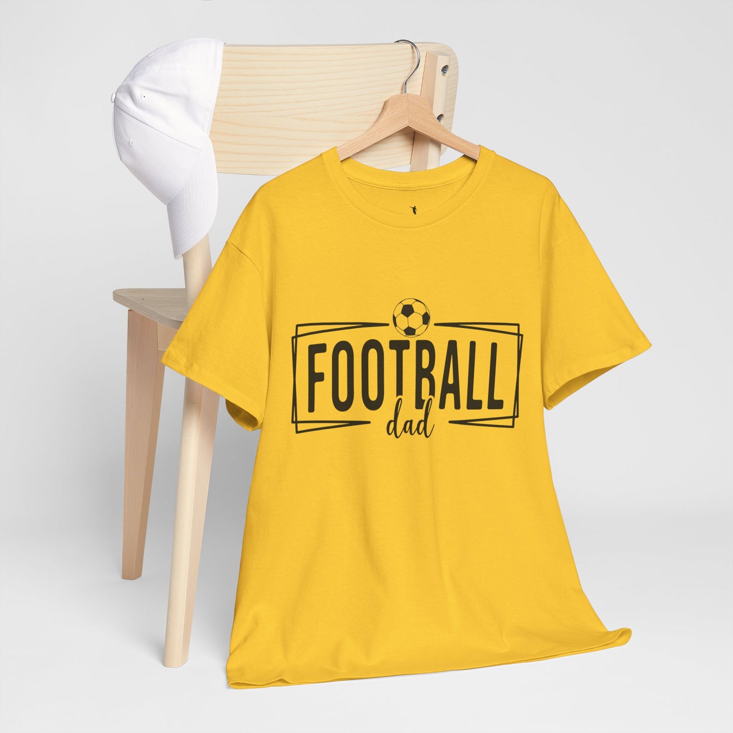 Kixt Heavy Cotton™ Tee - "Football Dad" T-Shirt