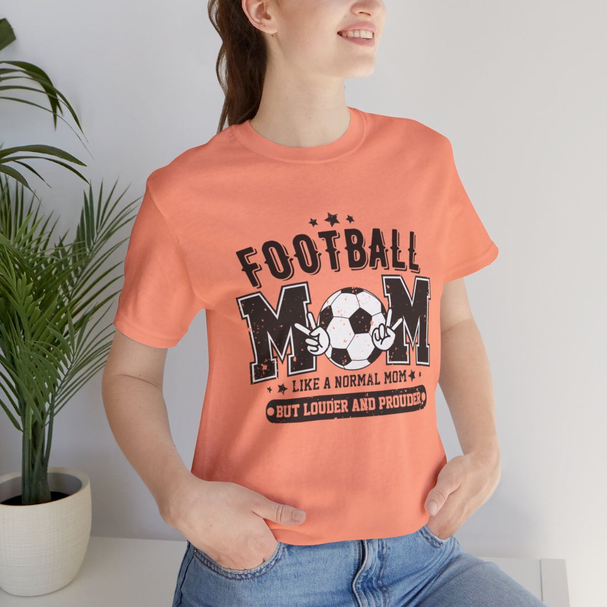 Kixt Short Sleeve Tee  - "Football Mum Loud & Proud"