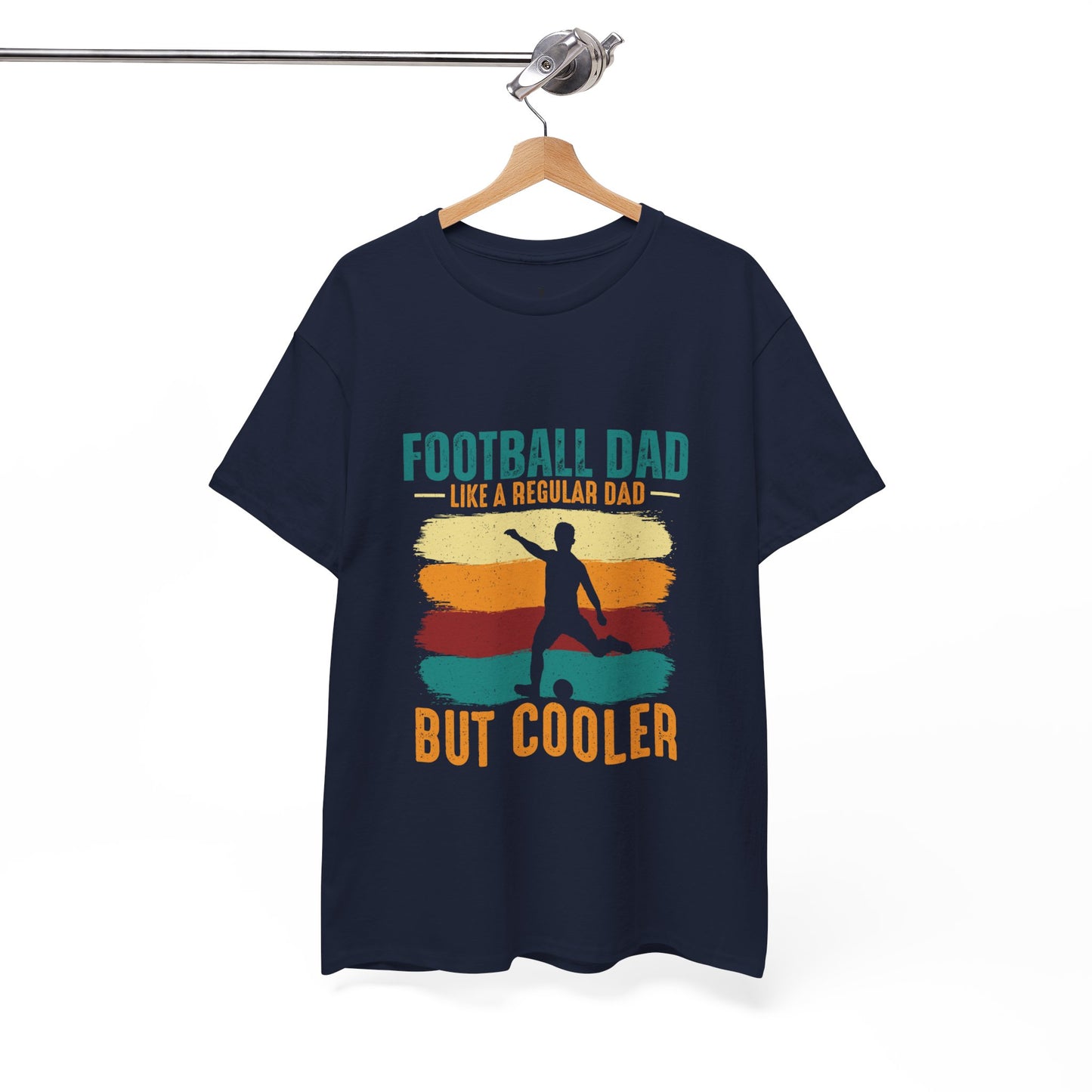 Kixt Heavy Cotton™ Tee - "Football Dad, Like a Regular Dad but Cooler"