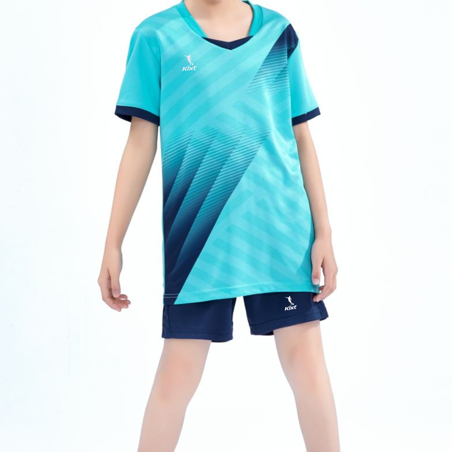 Kids Football Kits M8620 [BLUE/Navy] - Boys/Girls Football Kits (Jersey & Shorts)