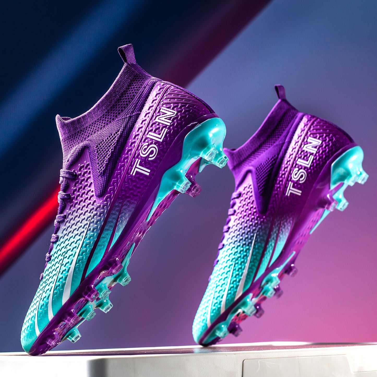 Kixt TSLN™ Football Boots FG [Kids/Junior][PURPLE/BLUE] Limited Stock