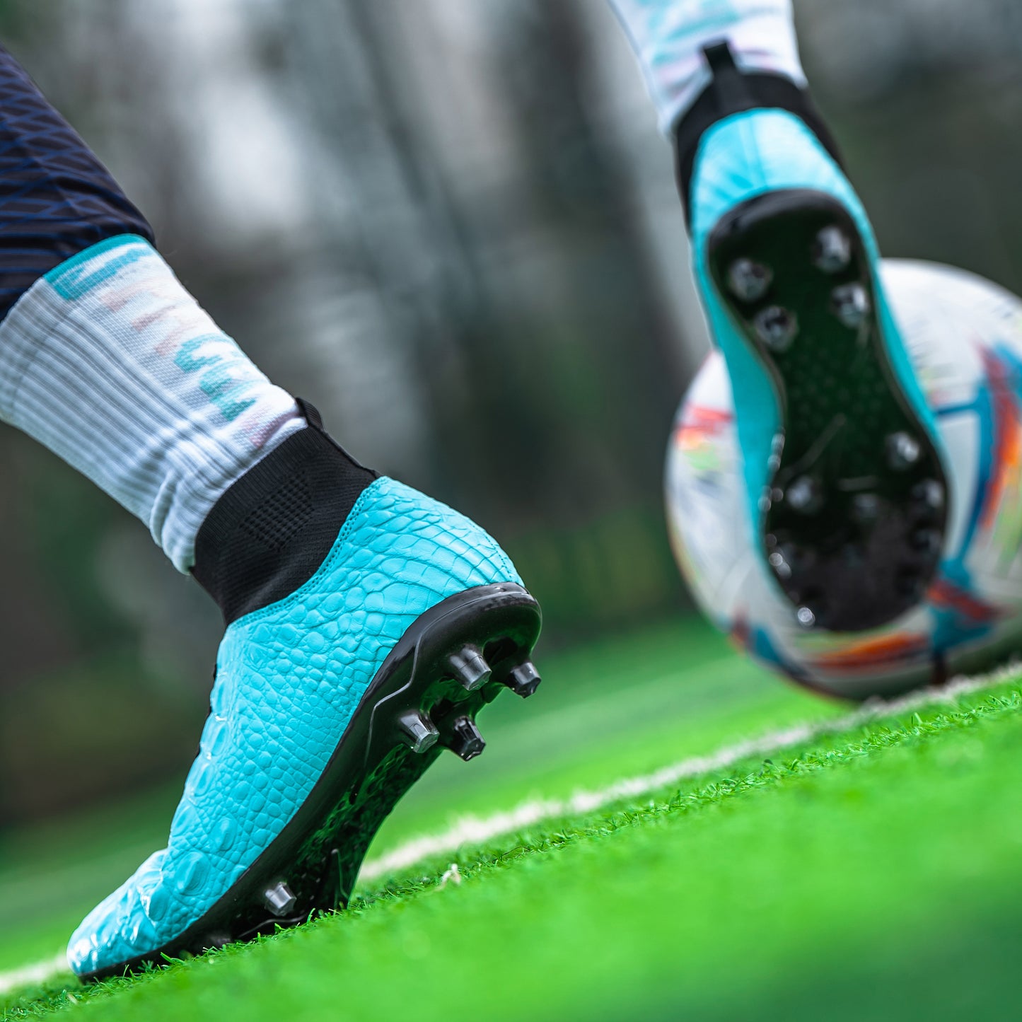 Kixt ALLIGATOR™ Football Boots FG [Kids/Junior][BLUE] Limited Stock