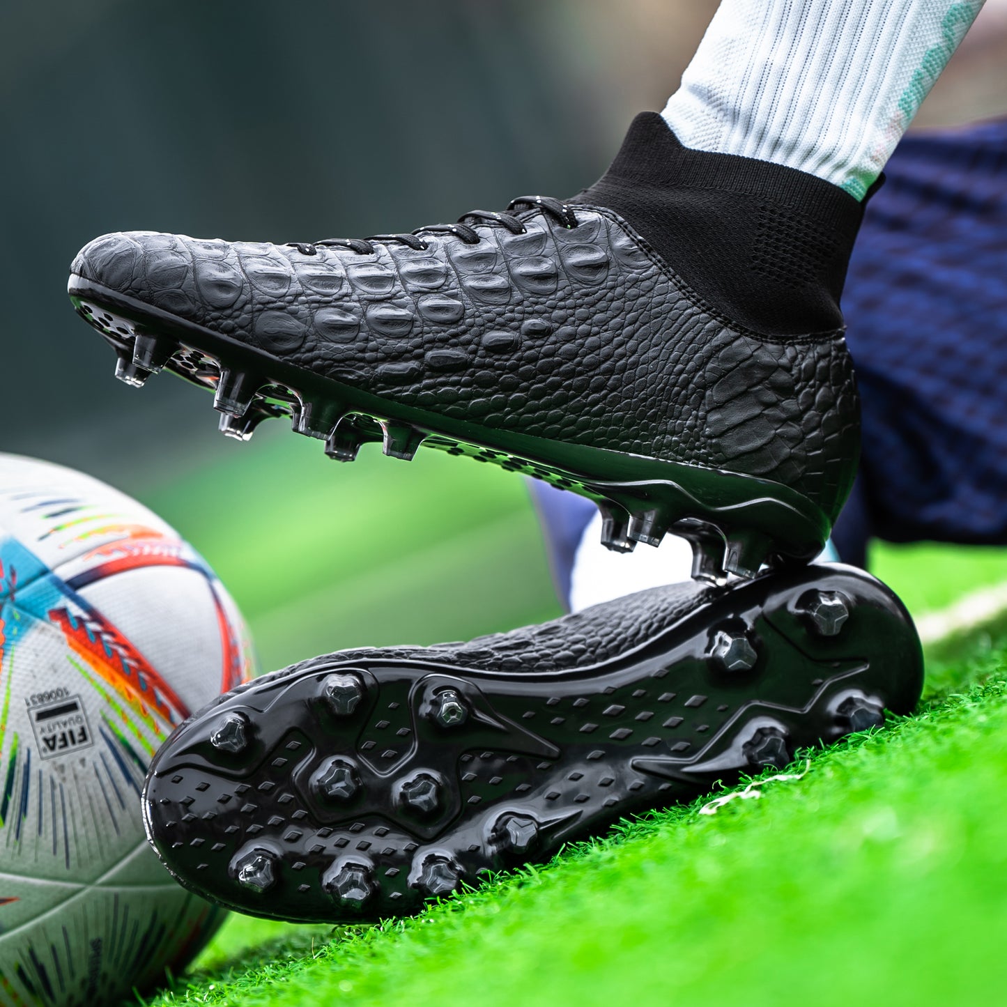 Kixt ALLIGATOR™ Football Boots FG [Kids/Junior][BLACK] Limited Stock