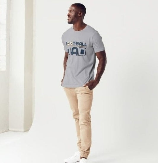 Kixt Ultra Cotton Tee - "Football Dad Typography"