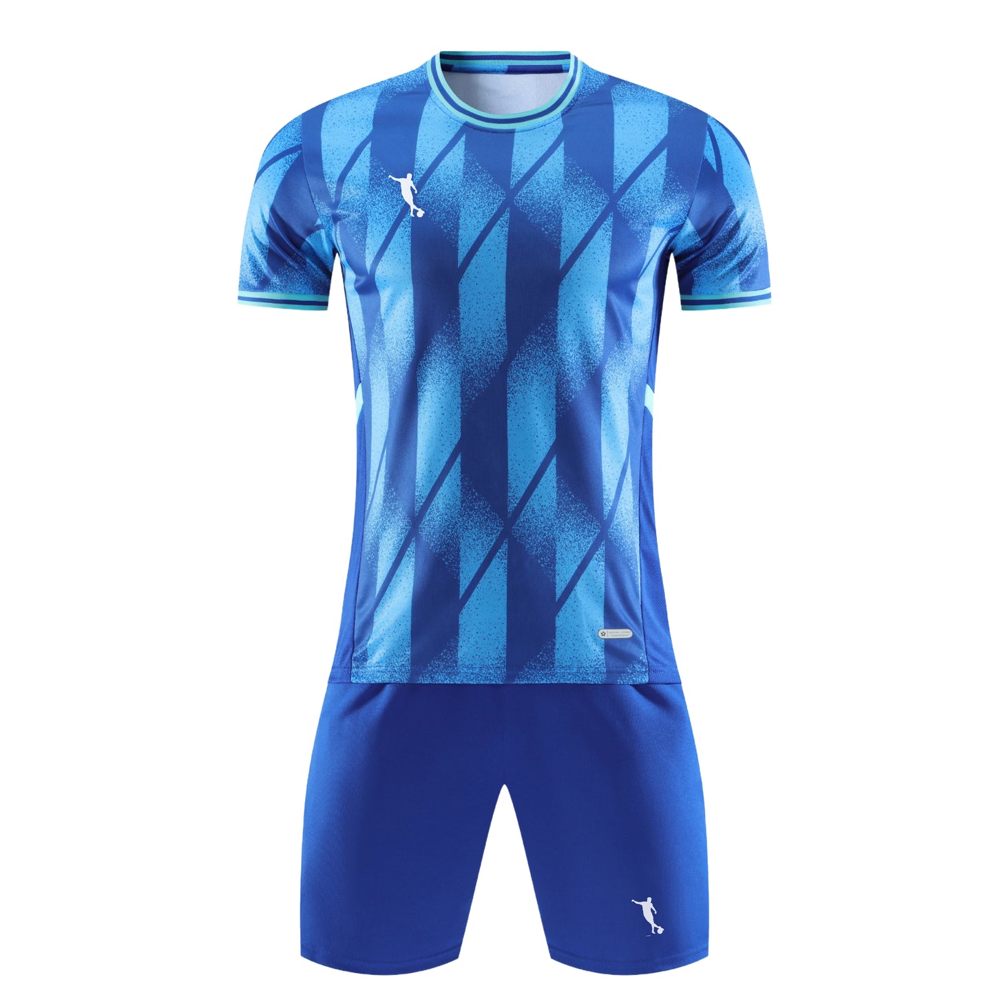 Kids Football Training Kits 8104 [BLUE] - Boys/Girls Football Kits (Jersey & Shorts)