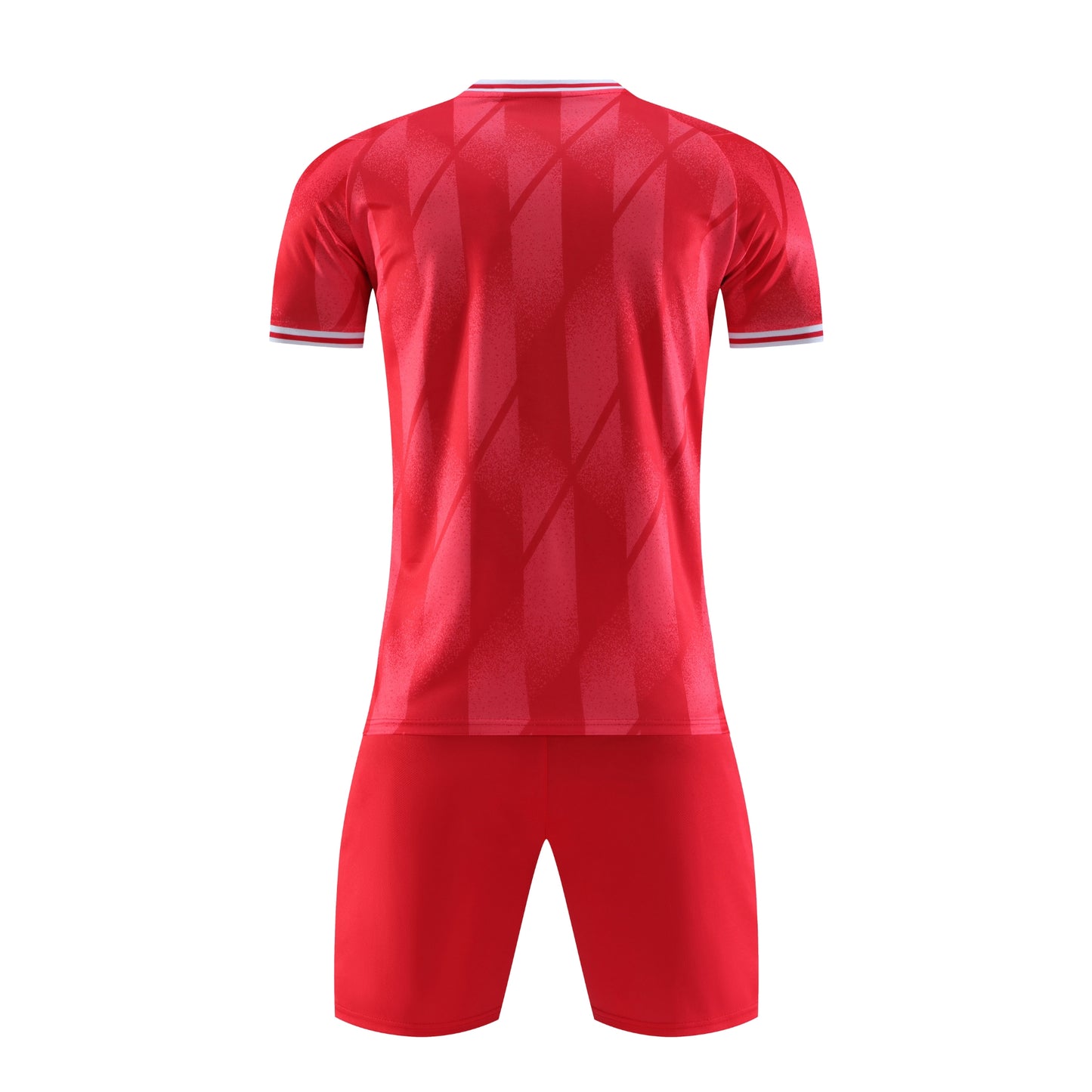 Kids Football Training Kits 8104 [RED] -  Boys/Girls Football Kits (Jersey & Shorts)