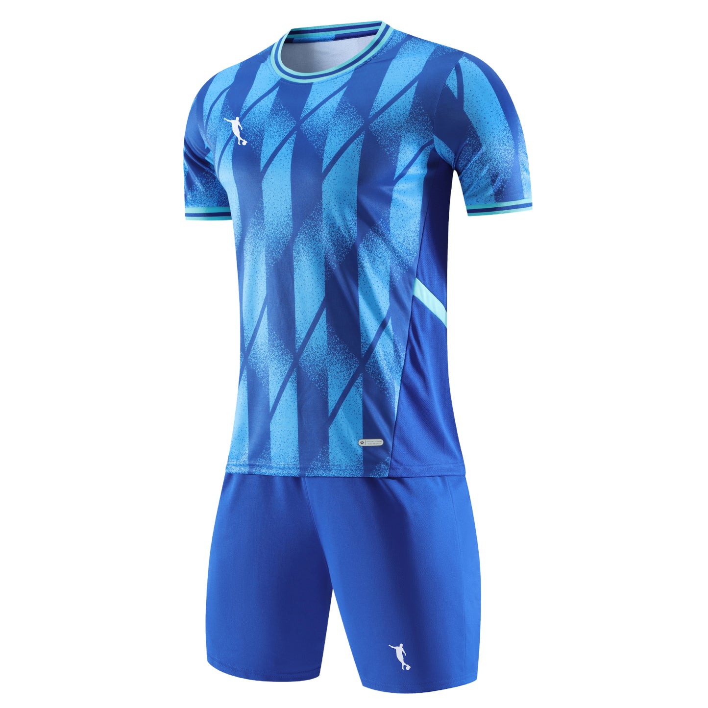 Kids Football Training Kits 8104 [BLUE] - Boys/Girls Football Kits (Jersey & Shorts)