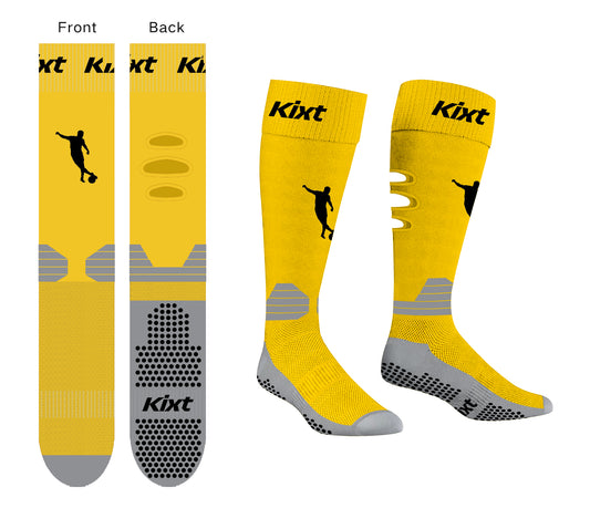 Kixt AirFlowX™ Anti-Slip Non-Slip Knee Football Socks with holes [Kids/Youth]